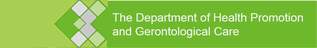 The Department of Health Promotion and Gerontological Care