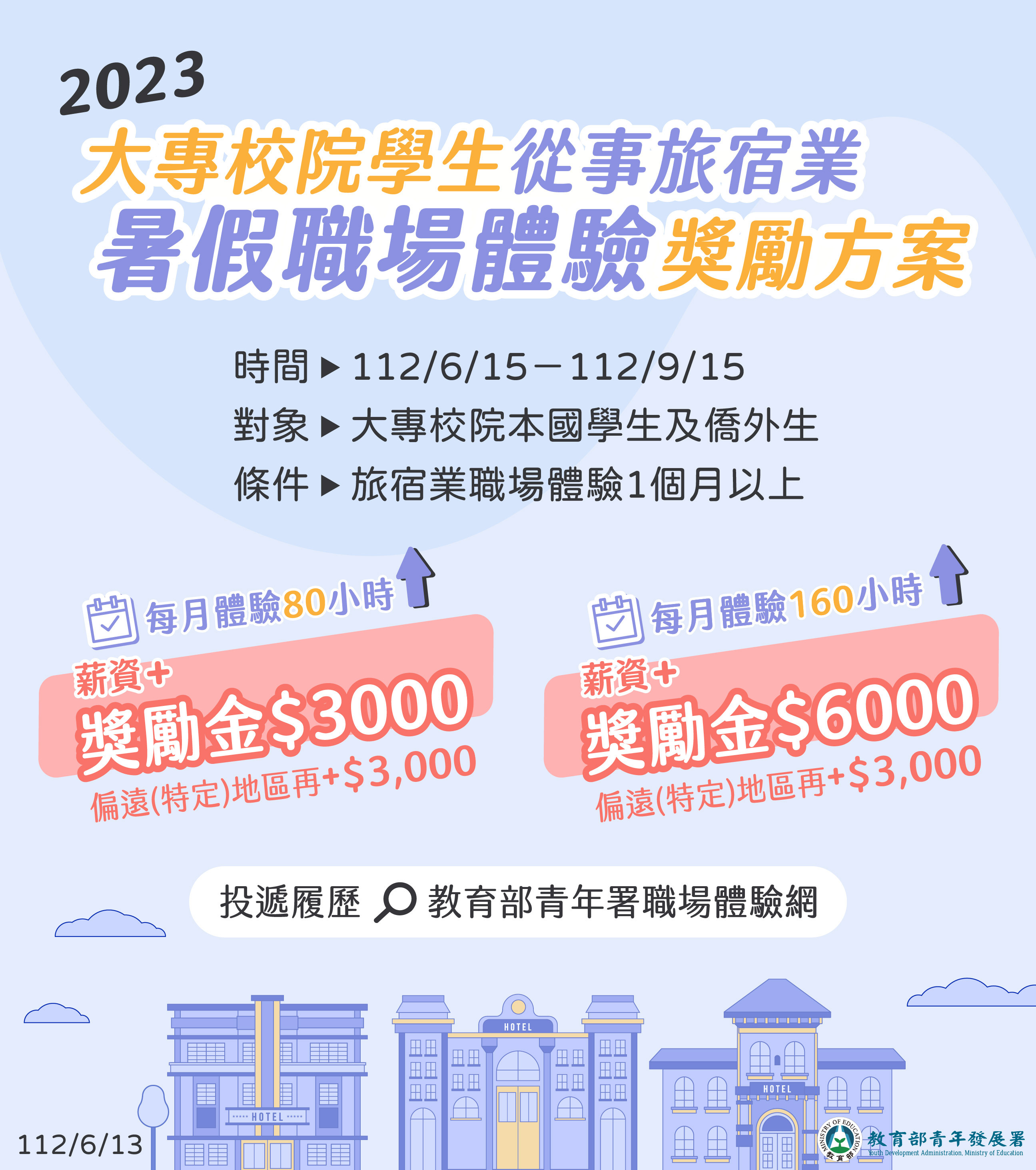 暑期旅宿業職場體驗